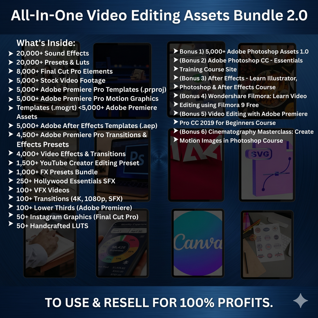Ultimate $100M+ PLR & MRR Digital Products Bundle | Master Resell Rights & Passive Income Resources
