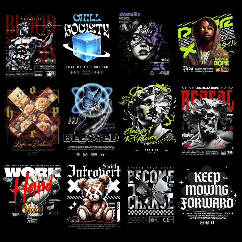 1200 Urban Streetwear PNG Collection, Trendy Tee Graphic Bundle, Hip Hop Apparel Designs, Digital Download Pack, POD T-Shirt Artwork Set, Modern Fashion Print PNGs